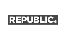 Republic TV BW Logo